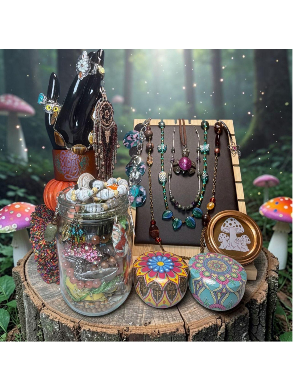 The Groovy Grove Mystery Jewelry Jar Bundle